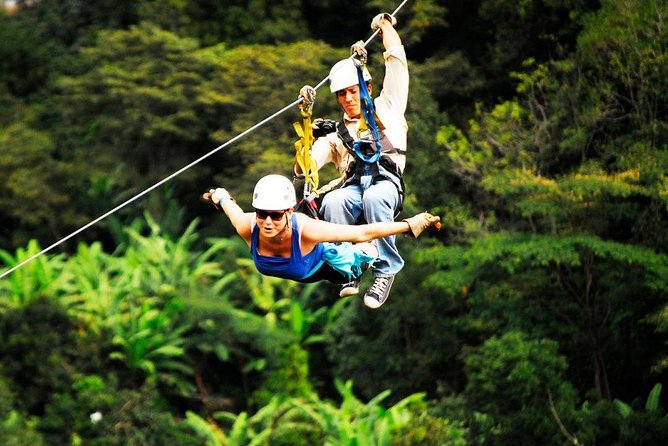 4-Day Inca Jungle Adventure, Mountain Biking, Rafting and Zipline - Day 2: Waka Yupana trek, zipline over the river, and optional thermal baths