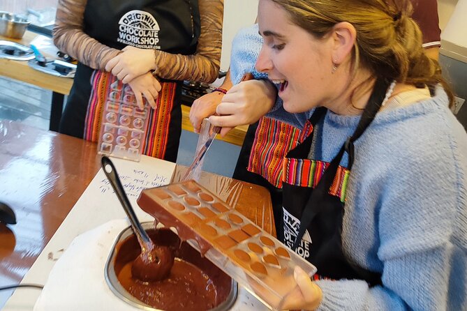 Chocolate Workshop in Cusco with Premium Organic Cacao - Instructors and group energy: David, Abelardo, Randy, and Damaso
