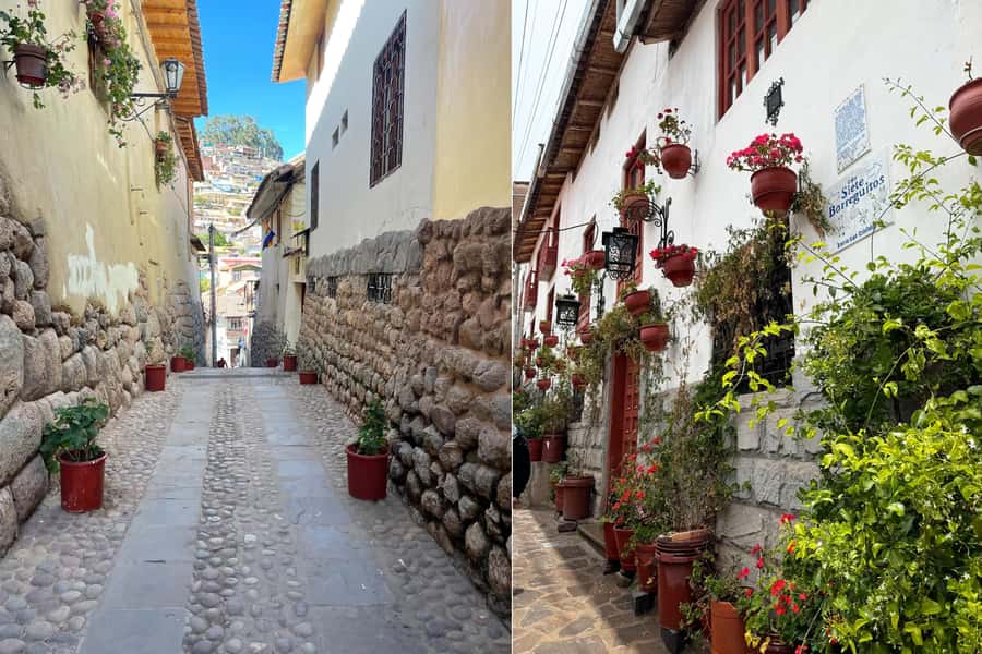 Cusco: Historic Walking Tour with Pisco Sour and Music Show - The Andean Trilogy carved on an Inca wall