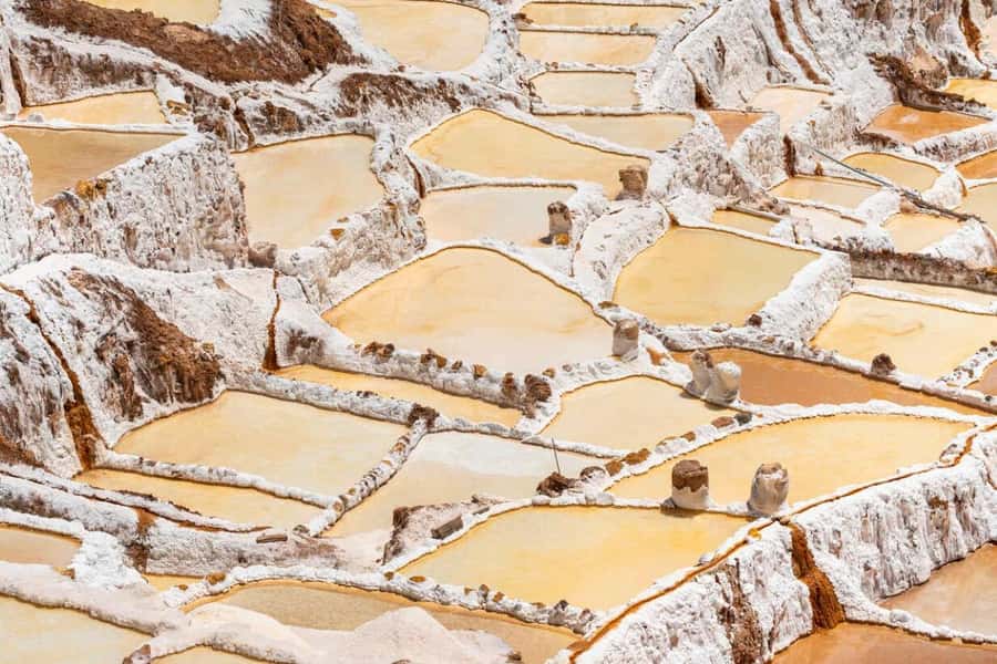 Cusco: Sacred Valley, Pisac, Ollantaytambo, Salt Mines Moray - Maras salt mines: thousands of working ponds