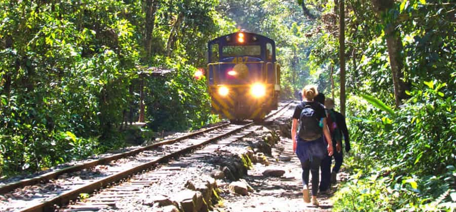 From Cusco: 2-Day Inca Trail to Machu Picchu - The walk-back to Aguas Calientes and lunch before Cusco