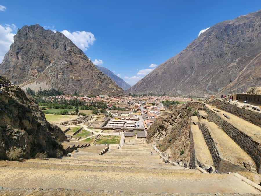 From Cusco: Chinchero, Moray, Maras and Ollantaytambo - Ollantaytambo fortress: Inca design you can feel in your feet