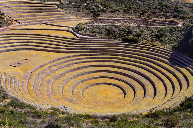 From Cusco: Moray, Maras Salt Mines & Chinchero Weavers Half-Day - Moray’s Terraced Bowl: Incan Crop Testing You Can See