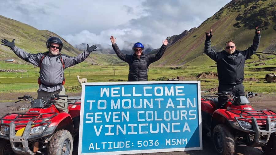 From Cusco: Mountain of colors and red valley on ATVs - Timing Back Into Cusco: You’ll Be Home by Late Afternoon