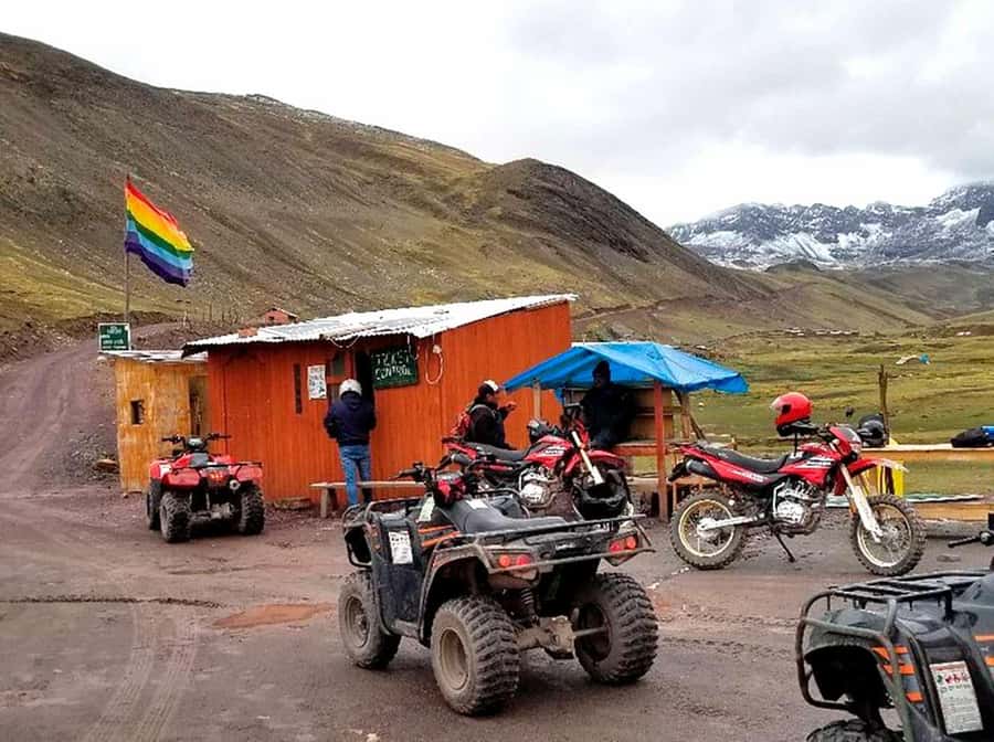 From Cusco: Rainbow Mountain in ATV Quad Bikes + meals - Breakfast and Lunch: Included Meals, Remote Conditions