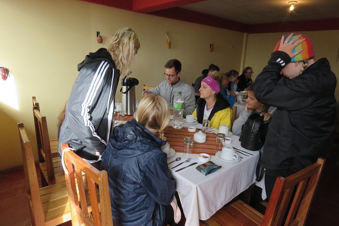 Humantay Lake Full-Day Adventure: Scenic Trek and Stunning Views - Soraypampa breakfast and the hike up toward 4200 m