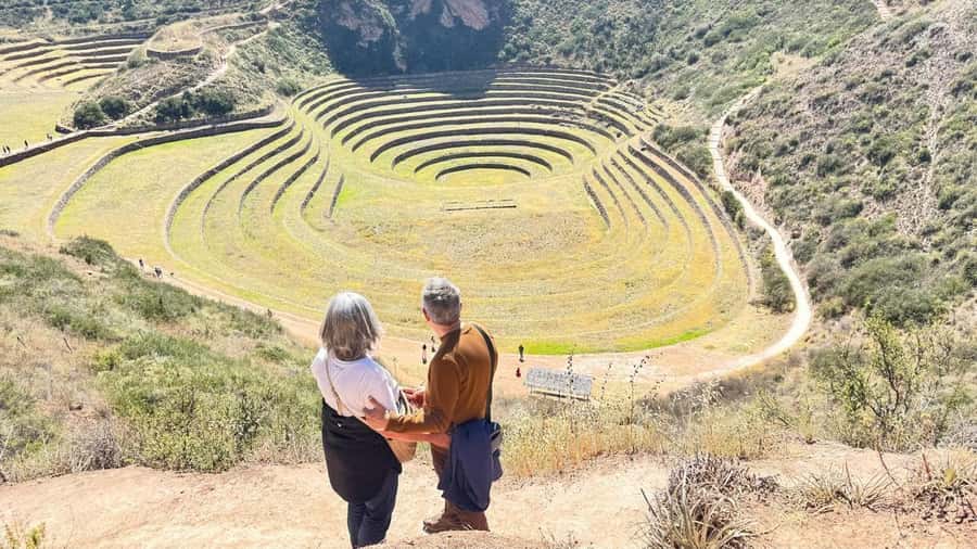 Sacred Valley: Chinchero, Moray, Ollantaytambo & Pisac+Lunch - Moray: Inca Farming That Looks Like a Science Project