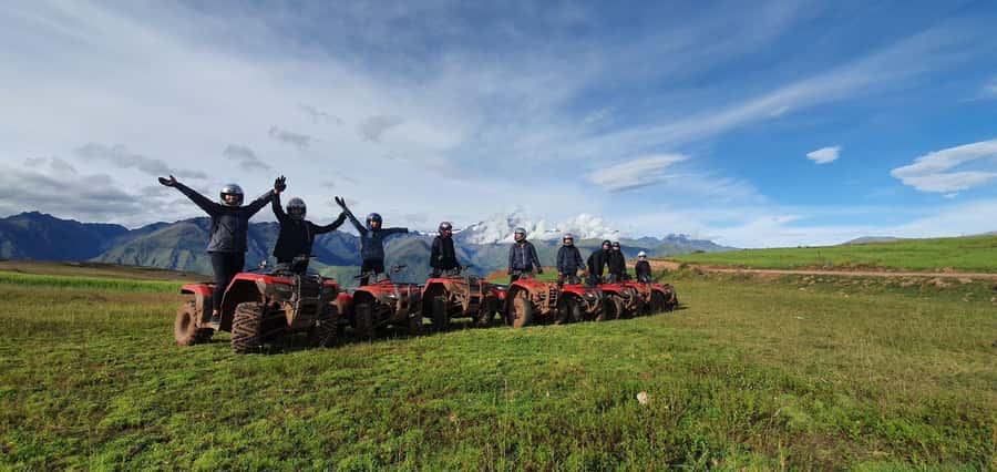 Sacred Valley: Maras & Moray ATV Tour from Cusco - Maras salt mines: your guided visit after the dusty ride