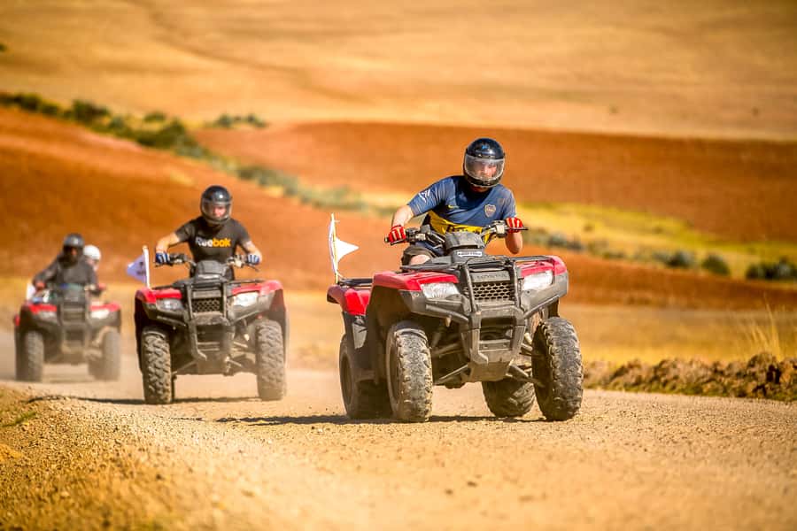 Sacred Valley: Maras & Moray by Quad Bike from Cusco - ATV training near Cruz Pata: the moment you go from passenger to driver
