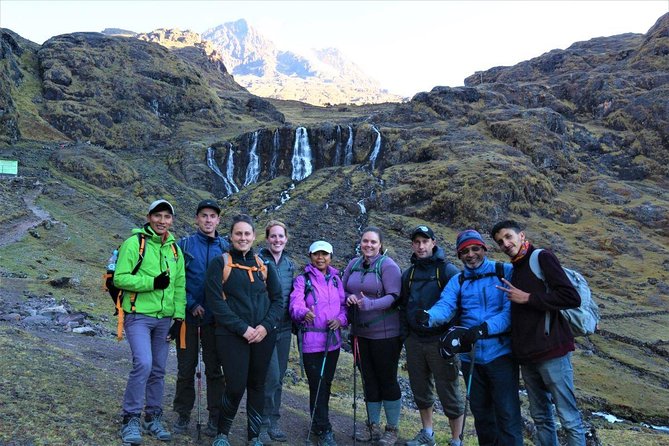 Ultimate Lares Trek & Inca Trail 5 days - Day 1: Sacred Valley market, hot springs, then camp at a blue lake
